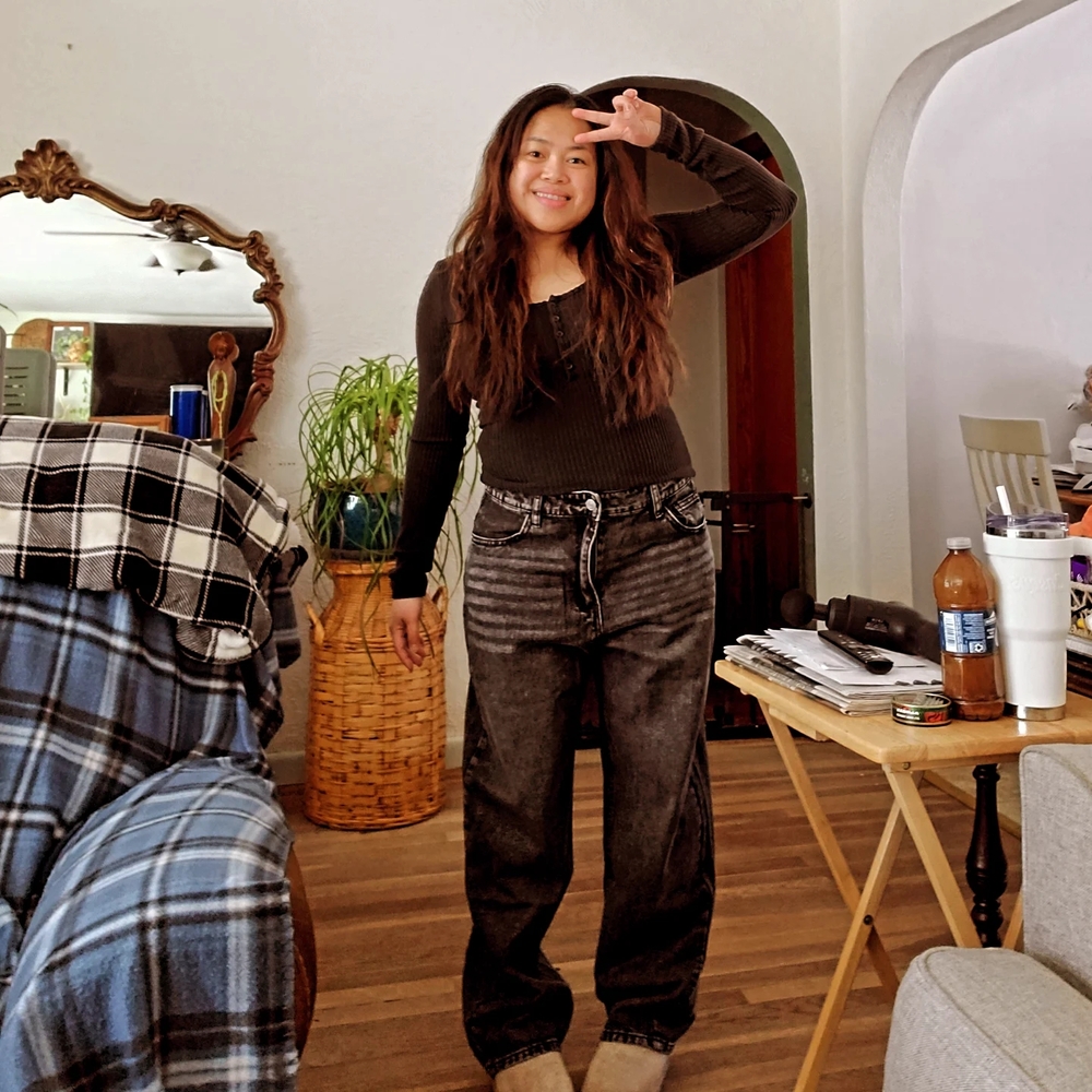 Black Denim Jeans
